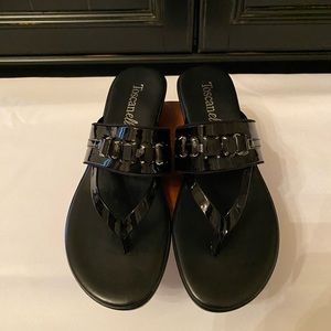 Made in Italy Toscanella Yarina Slide Wedge Sandal. Brand New!